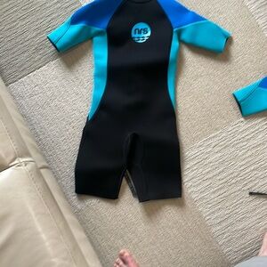 Kids' Black and Blue One Piece